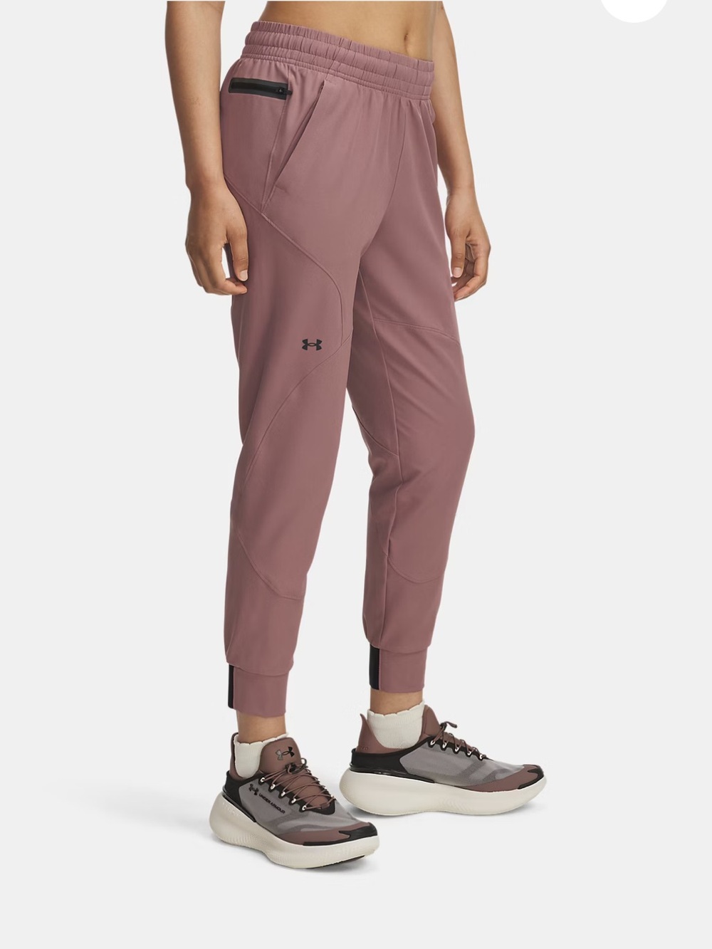 Under Armour Unstoppable Joggers in a misty purple Small